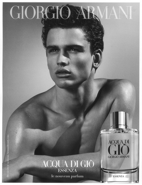 Simon Nessman by Bruce Weber for Giorgio Armani Acqua di Giò Essenza Campaign