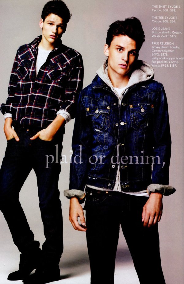 Simon Nessman & Petey Wright for Macy’s Fall 2010 Advertorial