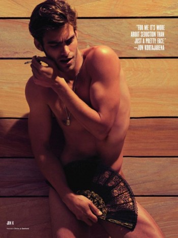 Jon Kortajarena, Andres Velencoso Segura & Oriol Elcacho by Xevi Muntané for V Magazine