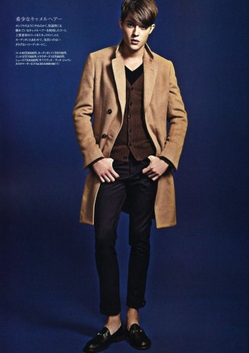 Cesar Casier by Junji Hata in Prada & Gucci for Engine September 2010 Cesar Casier by Junji Hata in Prada & Gucci for Engine September 2010