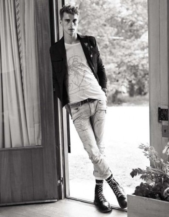 Balmain Homme Spring 2011 Campaign/Lookbook | Clément Chabernaud by Karim Sadli