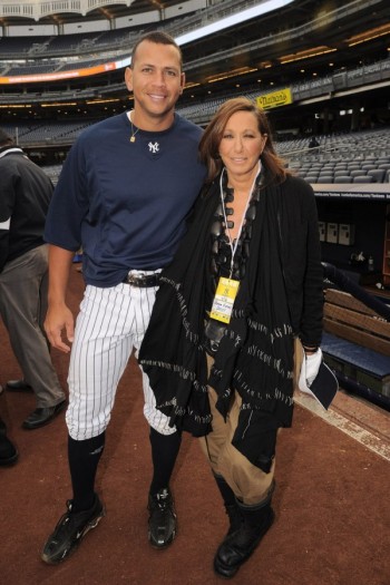 Donna Karan Catches a Ball Game Donna Karan Catches a Ball Game