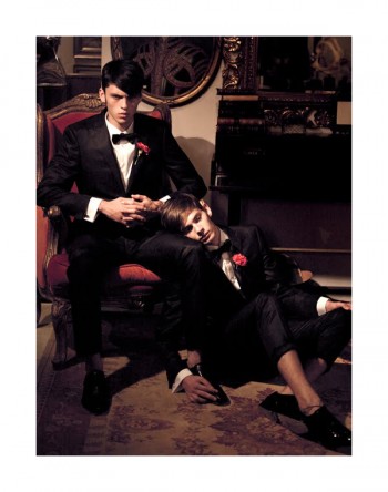 Silviu Tolu & Mike Scar by Tibi Clenci for Elle October 2010