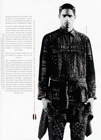 Manuel Ramos & Eduardo Calero by Willy Vanderperre | The Making of the Givenchy Man Manuel Ramos & Eduardo Calero by Willy Vanderperre | The Making of the Givenchy Man