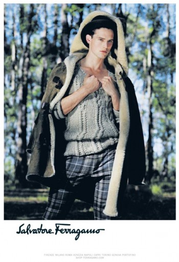 Guy Robinson by Bruce Weber for Salvatore Ferragamo Fall 2010 Campaign