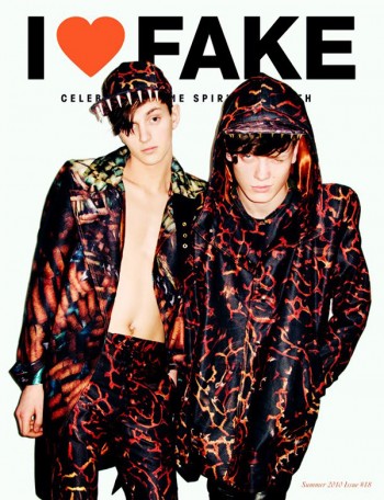 Alex Dunstan & Alex Wells by Jolijn Snijders in Katie Eary for I Love Fake