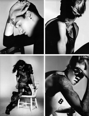 Cole Mohr, Josh Beech, Ash Stymest, Jethro Cave & George Barnett by Nick Knight for i-D Pre-Fall 2010