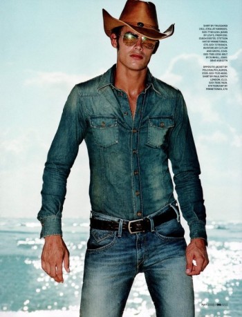 Jacey Elthalion by Max Vadukul in High Noon for GQ UK May 2010 Jacey Elthalion by Max Vadukul in High Noon for GQ UK May 2010
