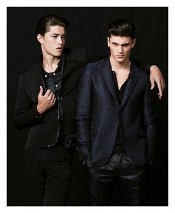 Mode | Francisco Lachowski, Oscar Spendrup, Stephan Haurolhm & Tim R by Laurent Humbert