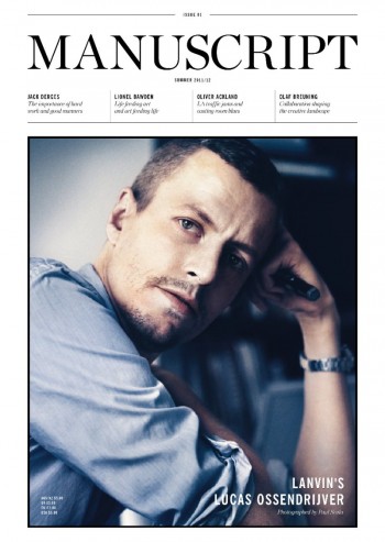 Lucas Ossendrijver by Paul Scala for Manuscript