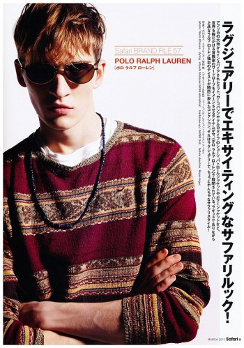 Safari March 2010 | Polo Ralph Lauren–Matvey Lykov by Naoto Ohkawa Safari March 2010 | Polo Ralph Lauren–Matvey Lykov by Naoto Ohkawa