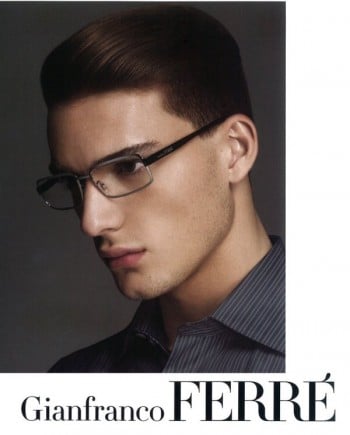 Nikola Jovanovic by Emilio Tini for Gianfranco Ferré Fall 2010 Eyewear Campaign