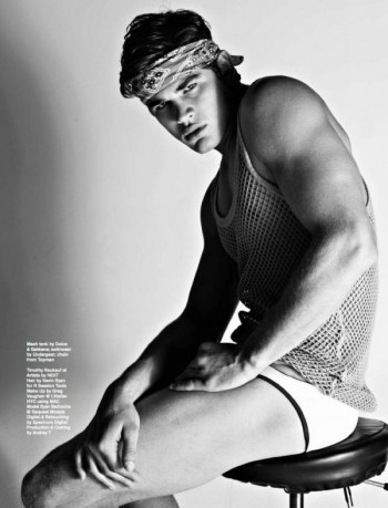 Ryan Bertroche by Matthias Vriens-McGrath for Attitude Magazine