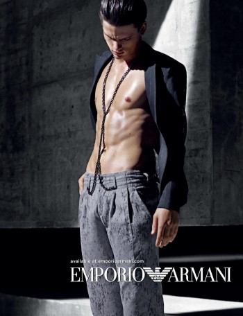 Simon Nessman by Mario Sorrenti for Emporio Armani Spring 2011 Campaign