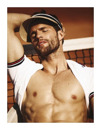 Tomas Skoloudik Plays Stylish Tennis for Stag Magazine