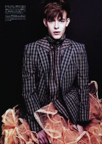Kirill Vasilev & Oskar Landström by Sharif Hamza in Vivienne Westwood | Dazed & Confused Japan April 2010