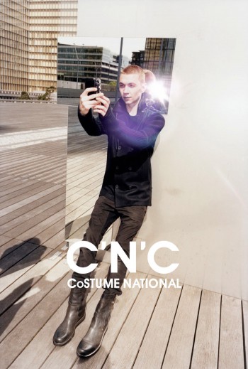 Yuri Pleskun is a Narcissist for C’N'C Costume National’s Fall/Winter 2012 Campaign