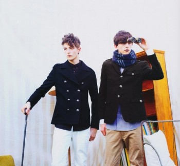 Alex Dunstan & Kaan Tilki by Tokumaru Junichiro in Burberry Black Label for Fudge Magazine Alex Dunstan & Kaan Tilki by Tokumaru Junichiro in Burberry Black Label for Fudge Magazine