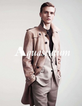 Benjamin Eidem by Willy Vanderperre for Aquascutum Spring/Summer 2012 Campaign