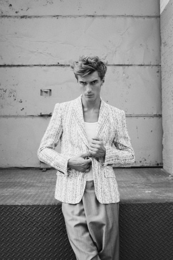 Clément Chabernaud Dons Antonio Azzuolo for the Lens of Eric Guillemain