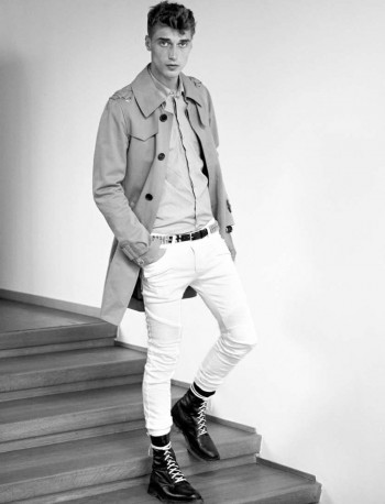 Clément Chabernaud by Karim Sadli for Balmain Homme Spring 2011 Campaign & Lookbook Clément Chabernaud by Karim Sadli for Balmain Homme Spring 2011 Campaign & Lookbook