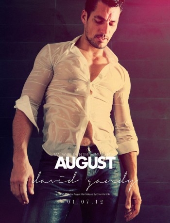David Gandy Covers August Man’s July 2012 Issue