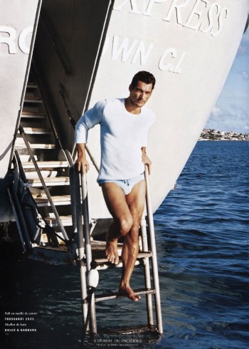 David Gandy by Jack Pierson for Vogue Hommes International