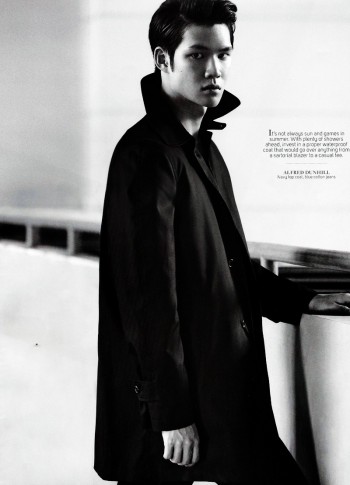 Nick Tan in Alfred Dunhill by Cher Him for Men’s Folio Singapore