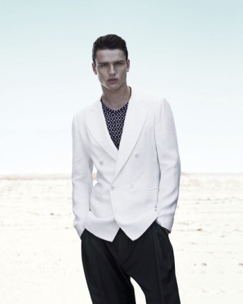 Simon Nessman by Mert & Marcus for Giorgio Armani Spring/Summer 2012 Campaign