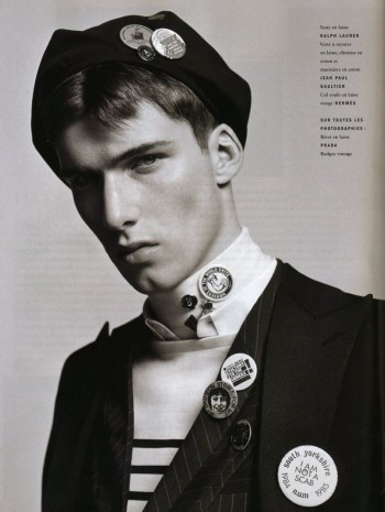 Johnny George by Alasdair McLellan for Vogue Hommes International Johnny George by Alasdair McLellan for Vogue Hommes International