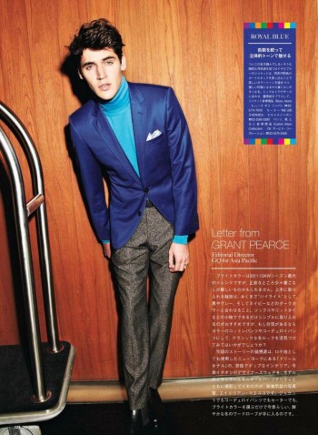 Isaac Carew by Adrian Meško for GQ Japan