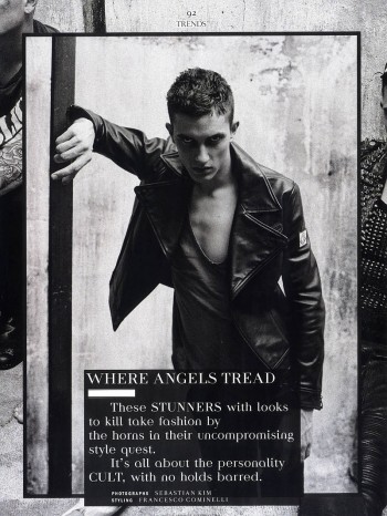 Jakob Wiechmann by Sebastian Kim for Vogue Hommes International