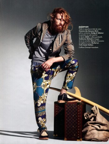 Johnny Harrington by Nicolas Valois for Elle France