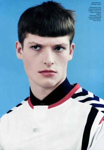Julius Gerhardt Gets an Americana Makeover for Spray Magazine Julius Gerhardt Gets an Americana Makeover for Spray Magazine