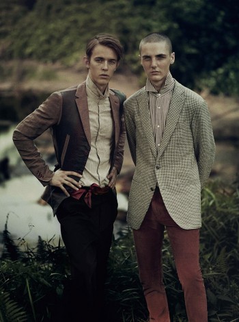 Kirill Vasilev & Tom K by Stefan Khoo for Men’s Folio