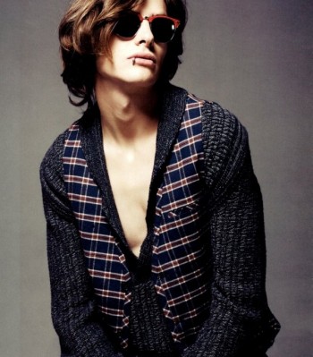 Kyle Saunders by Guillaume Paineau for Essential Homme November/December 2010