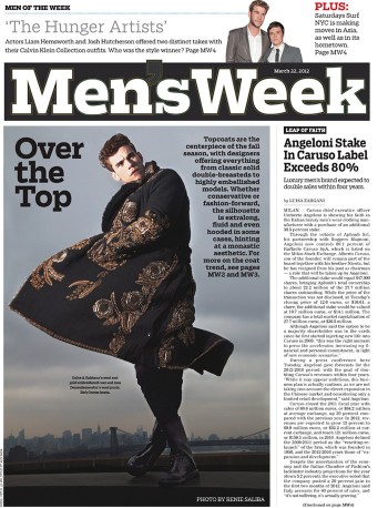 Pete Bolton & Jiri Kalfar by Renie Saliba for WWD Pete Bolton & Jiri Kalfar by Renie Saliba for WWD