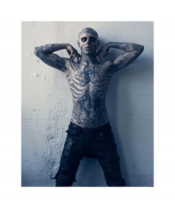 Rick Genest by Mariano Vivanco in Mugler for Vogue Hommes Japan Rick Genest by Mariano Vivanco in Mugler for Vogue Hommes Japan