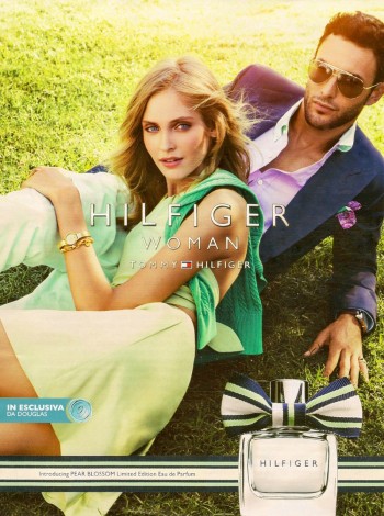 Noah Mills Lounges for Tommy Hilfiger’s ‘Pear Blossom’ Fragrance Campaign