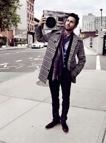 Noah Mills by Barnaby Roper for GQ France December 2010
