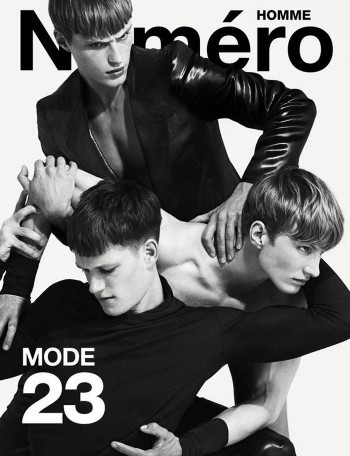 Adrien Brunier, Florian Van Bael & Joachim Clausen by Matthew Brookes for Numéro Homme Adrien Brunier, Florian Van Bael & Joachim Clausen by Matthew Brookes for Numéro Homme
