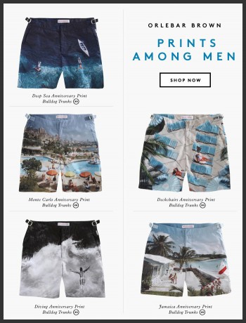 Incoming | Orlebar Brown 5th Anniversary Capsule Collection @ Barneys New York Incoming | Orlebar Brown 5th Anniversary Capsule Collection @ Barneys New York