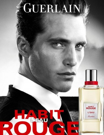 Ollie Edwards by Steven Klein for Guerlain Habit Rouge L’Eau Fragrance Campaign