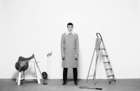 Samuele wears all clothes Prada.