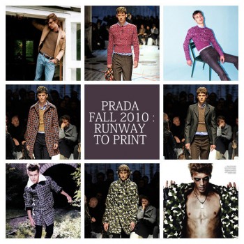 Prada Fall 2010 : Runway to Print