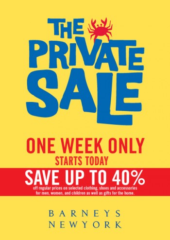 Barneys Not So Private Sale