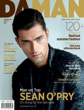 Sean O’Pry Covers Da Man’s June/July 2012 Issue Sean O’Pry Covers Da Man’s June/July 2012 Issue