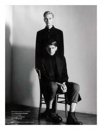 Andre Feulner, Gerhard Freidl, Patrick Kafka & Tom Lander by Francesca Brigida for Essential Homme
