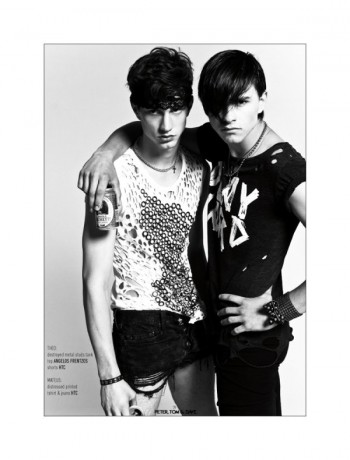 Theo Hall & Mateus Rosa by Lorenzo Marcucci in Melrose Boys for Peter, Tom & Dave Theo Hall & Mateus Rosa by Lorenzo Marcucci in Melrose Boys for Peter, Tom & Dave