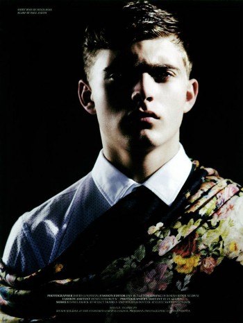 Tom Lander by David Goldman for 7th Man